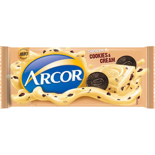 Chocolate cookies & cream Arcor 80g - Imagem em destaque