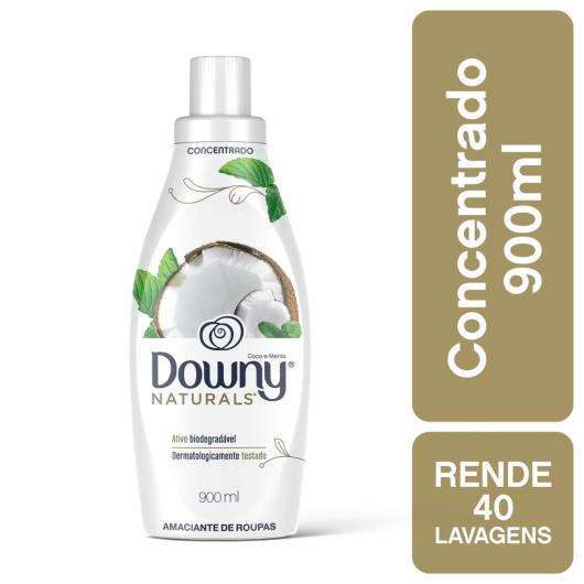 Amaciante concentrado coco e menta Naturals Downy 900ml - Imagem em destaque