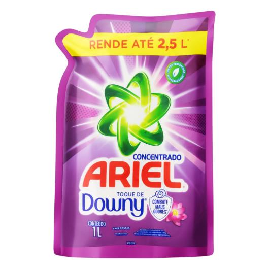 Lava-Roupas Concentrado Ariel Toque de Downy Sachê 1l Refil - Imagem em destaque