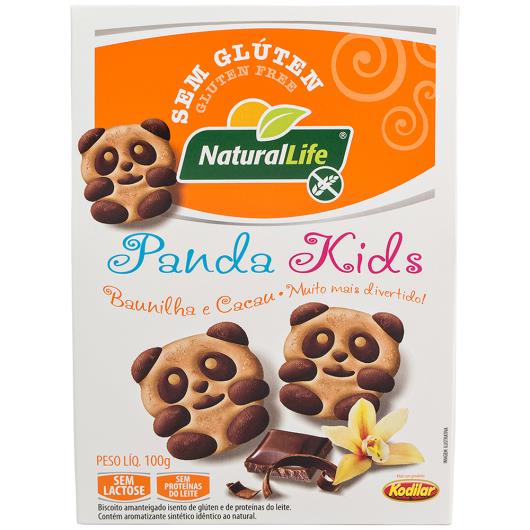 Biscoito sem glúten baunilha e cacau Panda Kids Natural Life 100g - Imagem em destaque