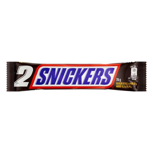 Barra Chocolate Snickers 78g - Imagem em destaque