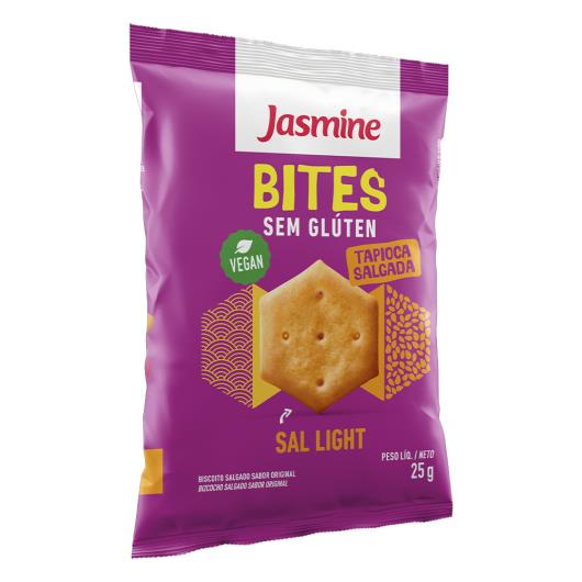 Biscoito de Tapioca Salgada sem Glúten Jasmine Bites Pacote 25g - Imagem em destaque