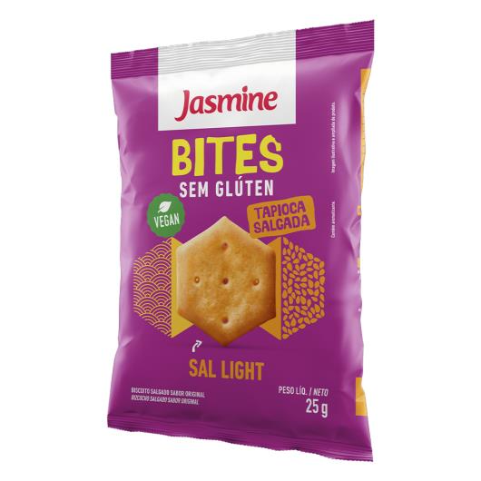 Biscoito de Tapioca Salgada sem Glúten Jasmine Bites Pacote 25g - Imagem em destaque