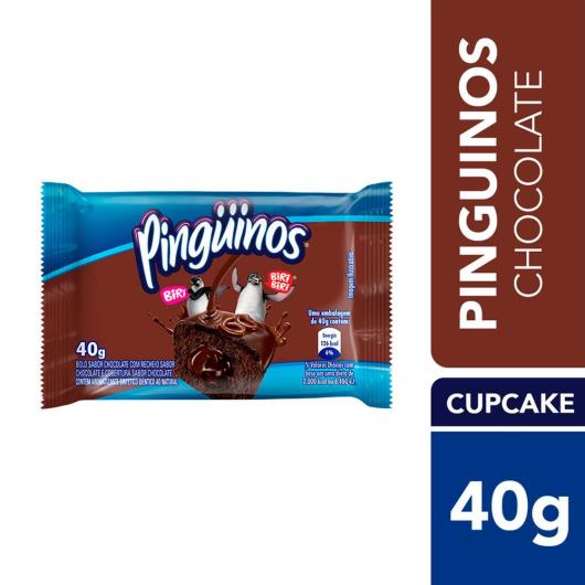 Bolo de Chocolate com recheio de chocolate Pinguinos 40g - Imagem em destaque