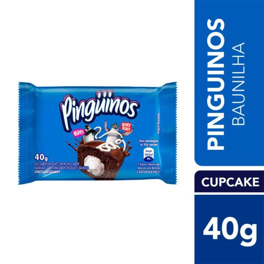 Bolo de Chocolate com recheio de Baunilha Pinguinos 40g - Imagem em destaque