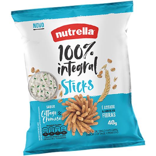 Snack 100% integral Cottage Sticks Nutrella 40g - Imagem em destaque