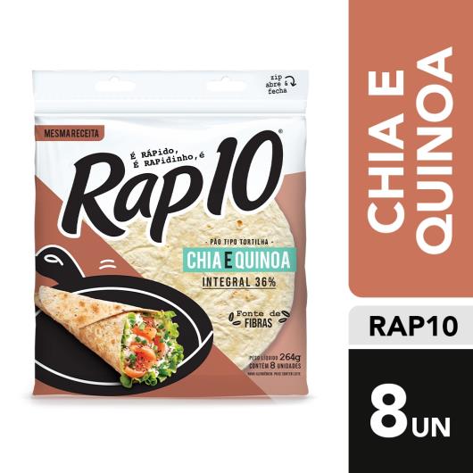 Pão Tortilha Chia e Quinoa Rap10 264g - Imagem em destaque