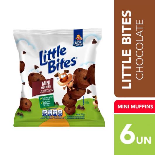 Bolo de Chocolate gotas de chocolate Little Bites 66g - Imagem em destaque