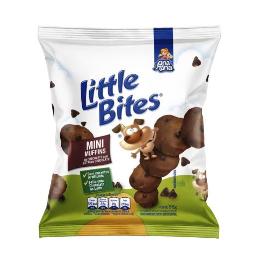 Bolo de Chocolate gotas de chocolate Little Bites 66g - Imagem em destaque