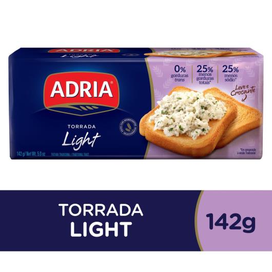 Torrada Adria Light 142g - Imagem em destaque