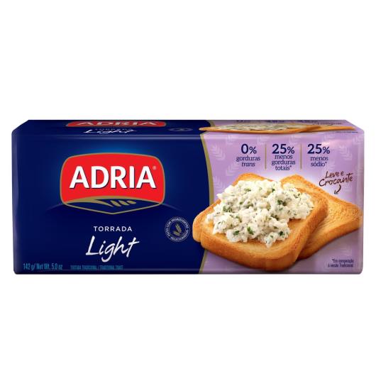 Torrada Adria Light 142g - Imagem em destaque