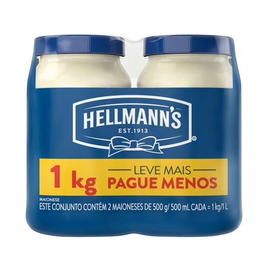 Kit 2 maionese Hellmann's leve mais pague menos 1kg - Imagem em destaque