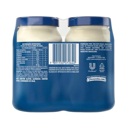 Kit 2 maionese Hellmann's leve mais pague menos 1kg - Imagem em destaque
