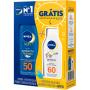 Protetor solar Nivea Sun FPS50 grátis protetor solar kids FPS60