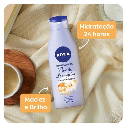 NIVEA Óleos Essenciais Flor de Laranjeira e Óleo de Abacate Maciez e Brilho 200ml - Imagem em destaque