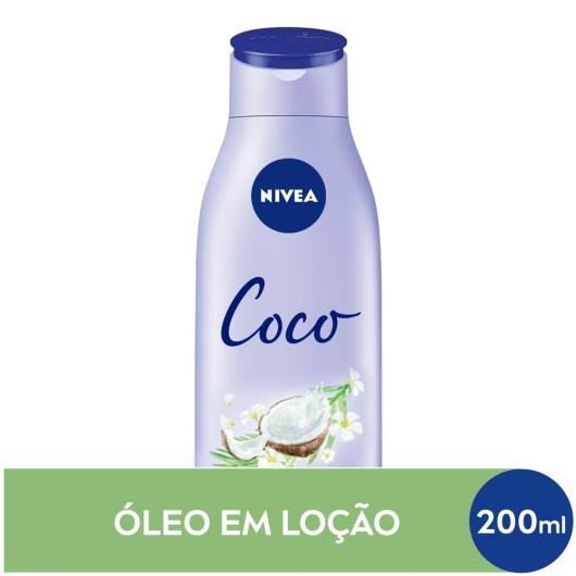NIVEA Loção Hidratante Óleos Essenciais Coco & Óleo Monoi 200ml - Imagem em destaque