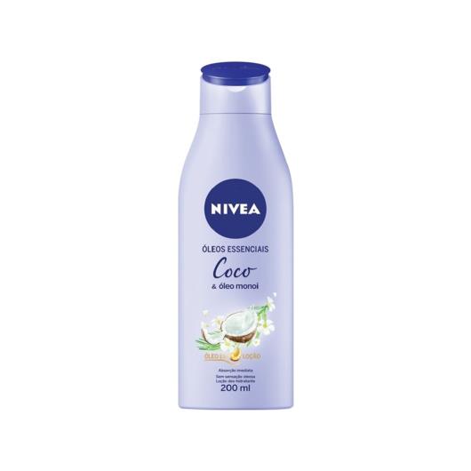 NIVEA Loção Hidratante Óleos Essenciais Coco & Óleo Monoi 200ml - Imagem em destaque