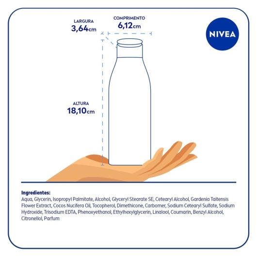 NIVEA Loção Hidratante Óleos Essenciais Coco & Óleo Monoi 200ml - Imagem em destaque