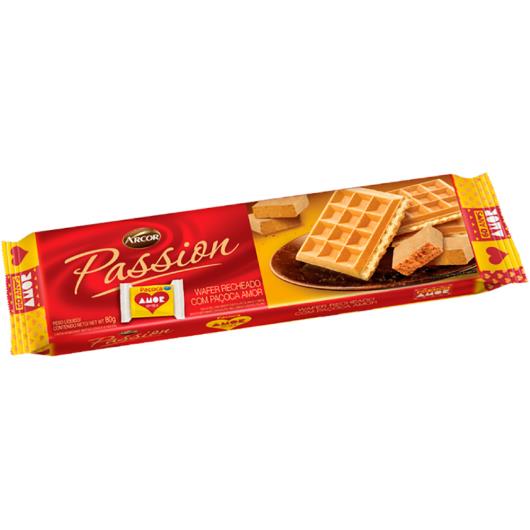 Wafer paçoca amor Passion Arcor 80g - Imagem em destaque