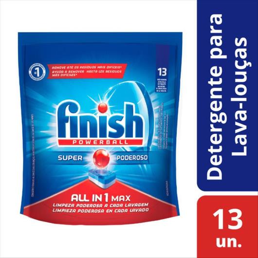 Detergente para Lava Louças em Tablete Finish 13 unidades - Imagem em destaque