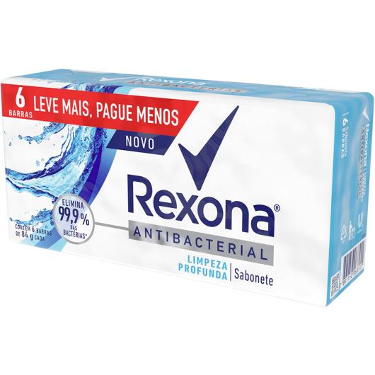 Sabonete em barra antibacteriano limpeza profunda leve + pague - Rexona 504g - Imagem em destaque