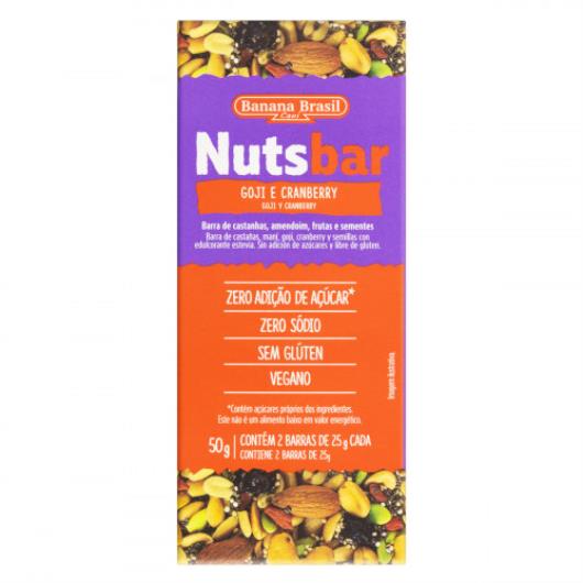 Barra Frutas goji cranberry NutsBar 50g - Imagem em destaque