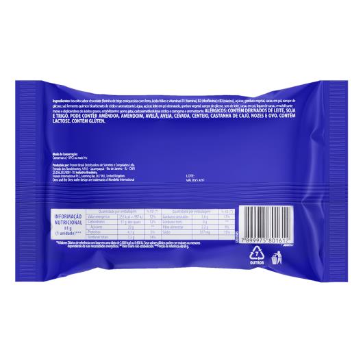 Sorvete Chocolate com Pedaços de Biscoito Cobertura Biscoito Chocolate Oreo Pacote 81g - Imagem em destaque