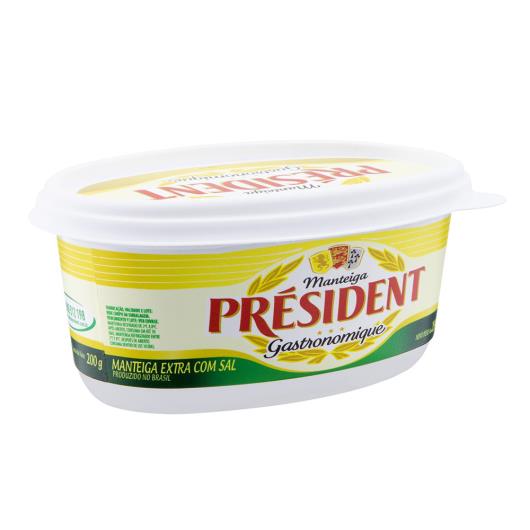 Manteiga Extra com Sal Président Gastronomique Pote 200g - Imagem em destaque