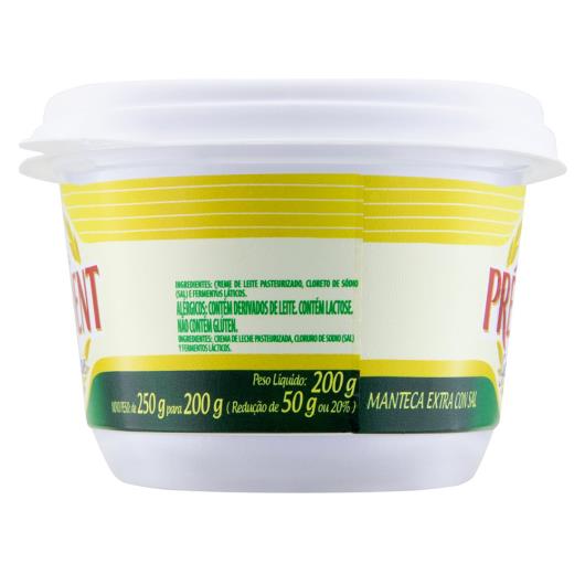 Manteiga Extra com Sal Président Gastronomique Pote 200g - Imagem em destaque