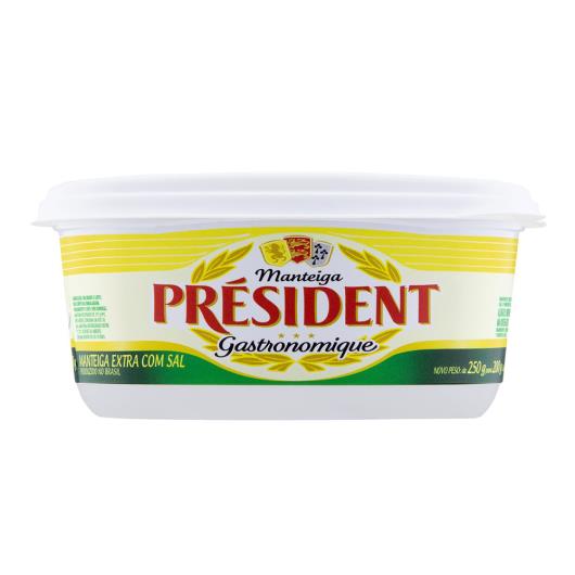 Manteiga Extra com Sal Président Gastronomique Pote 200g - Imagem em destaque