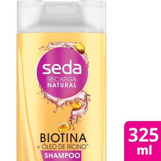 Shampoo biotina força e crescimento Recarga Natural Seda 325ml - Imagem em destaque