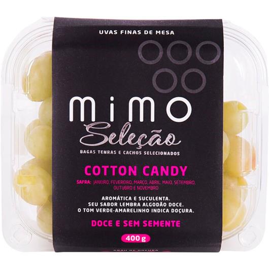 Uva doce sem semente cotton candy Mimo Seleção 400g - Imagem em destaque