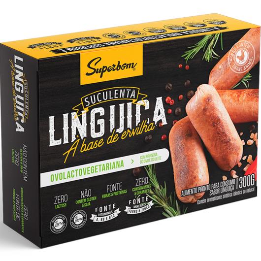 Linguiça à base de ervilha ovolactovegetariana Superbom 300g - Imagem em destaque