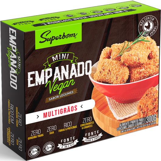 Mini Empanado vegan sabor legumes Superbom 300g - Imagem em destaque