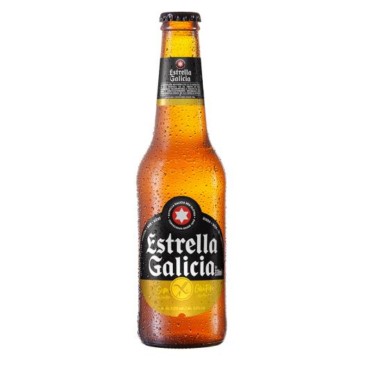 Cerveja sem Glúten Estrella Galicia Garrafa 330ml - Imagem em destaque