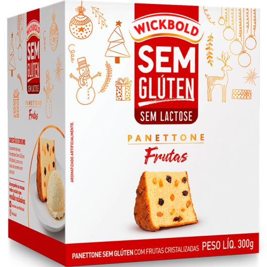 Panettone sem glúten frutas Wickbold 300g - Imagem em destaque