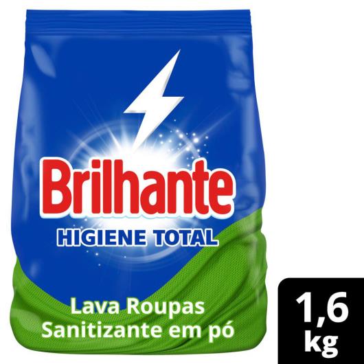 Lava-Roupas Pó Roupas Brancas e Coloridas Brilhante Higiene Total Antibac Pacote 1,6kg - Imagem em destaque