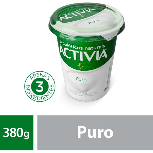 Leite Fermentado natural puro Activia 380g - Imagem em destaque