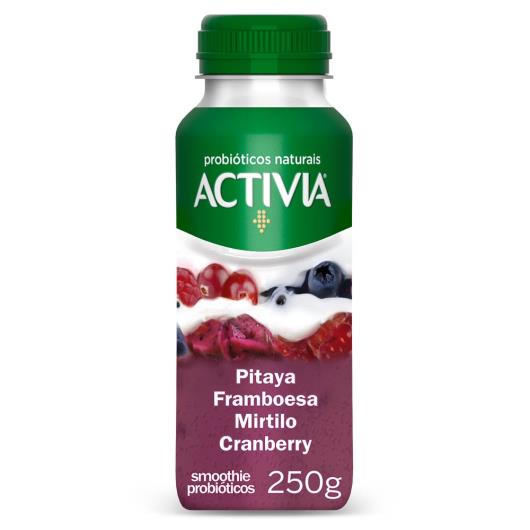 Leite Fermentado Activia Smoothie Pitaya Framboesa Mirtilo e Cranberry 250g - Imagem em destaque