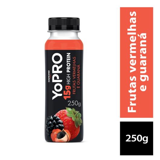 YoPRO Smoothie Frutas Vermelhas e Guaraná 15g de proteínas 250g - Imagem em destaque