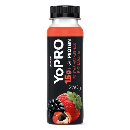 YoPRO Smoothie Frutas Vermelhas e Guaraná 15g de proteínas 250g - Imagem em destaque