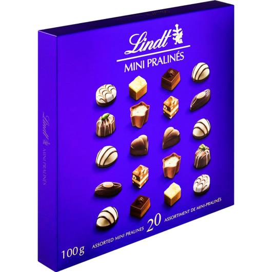 Chocolate mini Pralinés Lindt 100g - Imagem em destaque
