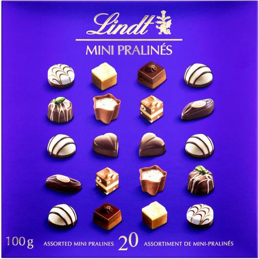Chocolate mini Pralinés Lindt 100g - Imagem em destaque
