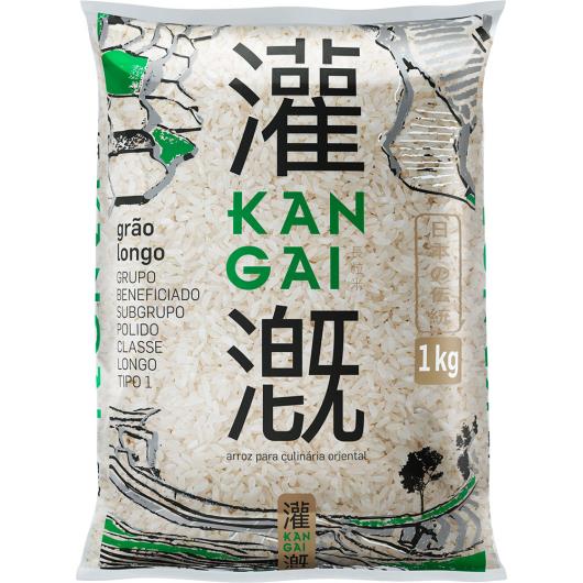 Arroz grão longo tipo 1 Kangai 1kg - Imagem em destaque