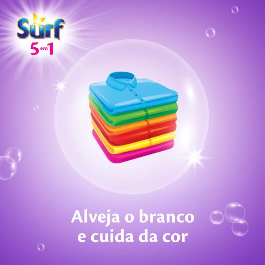 Detergente Lava Roupas em Pó Surf 5 em 1 Lavanda 800g - Imagem em destaque