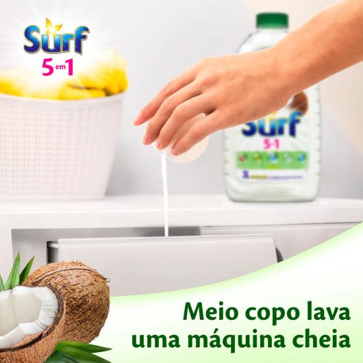 Sabão Líquido Surf 5 em 1 Cuidado do Coco 3 LT - Imagem em destaque