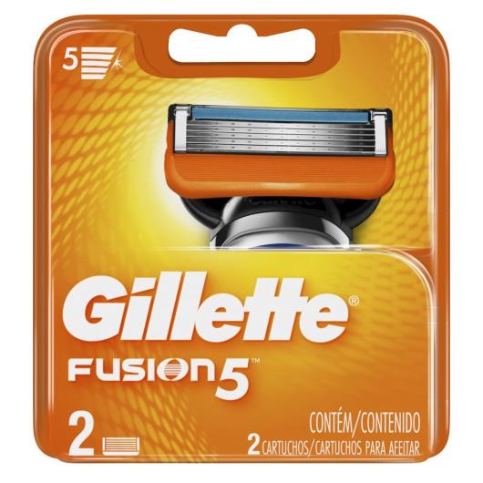 Carga Para Aparelho De Barbear Gillette Fusion5 2 unidades - Imagem em destaque