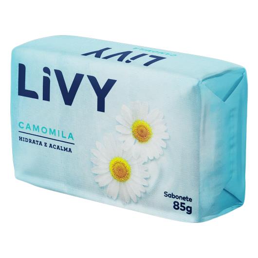 Sabonete barra perfumado calma lava camomila Livy 85g - Imagem em destaque