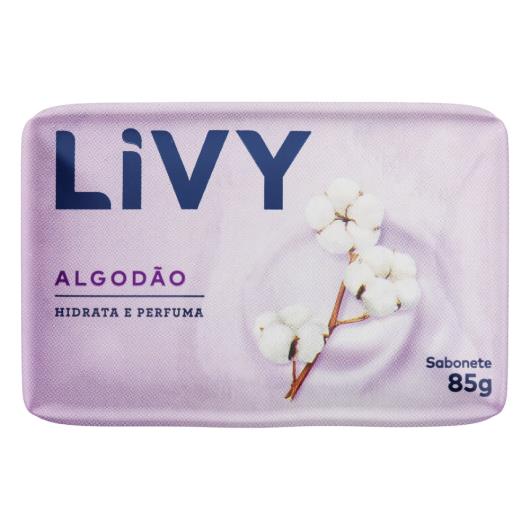 Sabonete Barra Algodão Livy Envoltório 85g - Imagem em destaque