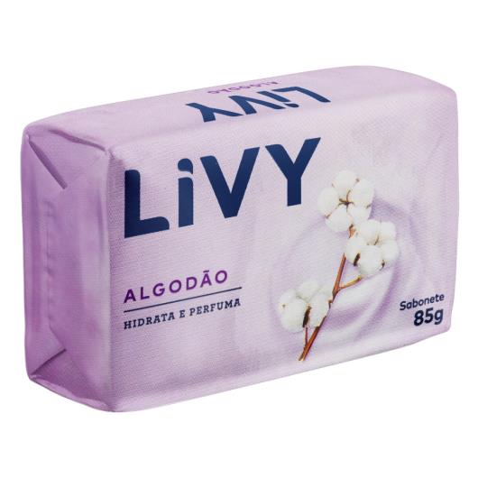 Sabonete Barra Algodão Livy Envoltório 85g - Imagem em destaque